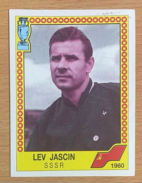 1988 PANINI EURO 88 ORIGINAL UNUSED STICKER HISTORICAL PLAYERS LEV YASHIN EURO 60 SOVIET UNION 6