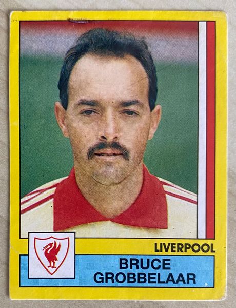 1987 ORIGINAL UNUSED PANINI FOOTBALL 87 STICKER BRUCE GROBBELAAR LIVERPOOL 120