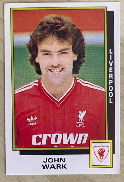 1986 ORIGINAL UNUSED PANINI FOOTBALL 86 STICKER JOHN WARK LIVERPOOL 147