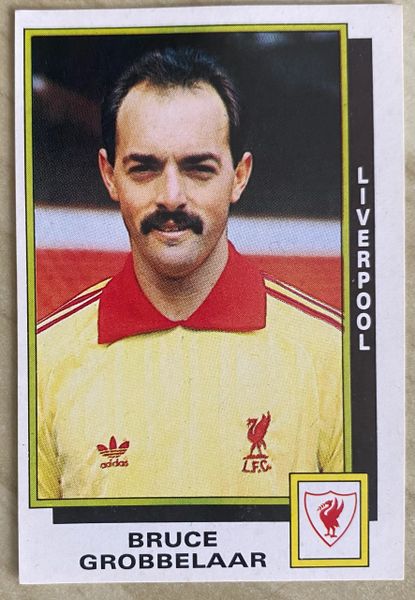 1986 ORIGINAL UNUSED PANINI FOOTBALL 86 STICKER BRUCE GROBBELAAR LIVERPOOL 137