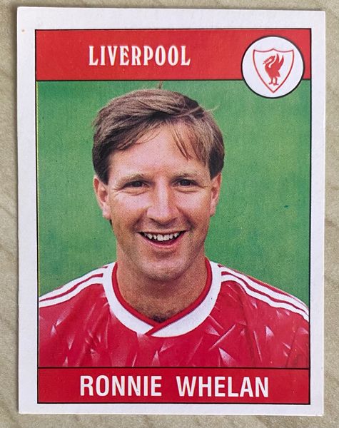 1990 ORIGINAL UNUSED PANINI FOOTBALL 90 STICKER LIVERPOOL RONNIE WHELAN 135