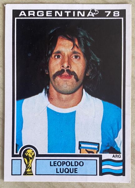 1978 ARGENTINA WORLD CUP PANINI ORIGINAL UNUSED STICKER LEOPOLDO LUQUE ARGENTINA 57