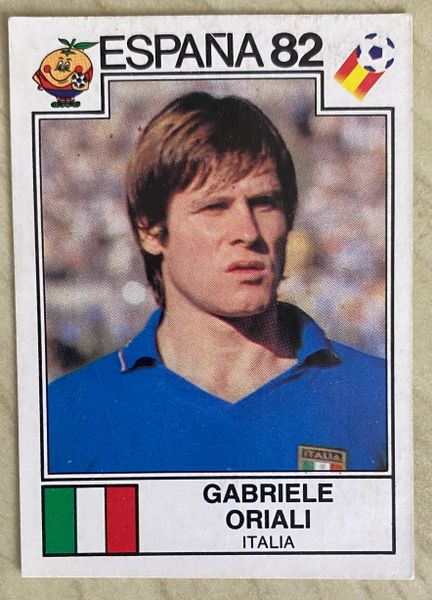 1982 SPAIN ESPANA 82 WORLD CUP PANINI ORIGINAL UNUSED STICKER GABRIELE ORALI ITALY 44
