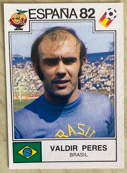 1982 ESPANA WORLD CUP PANINI ORIGINAL UNUSED STICKER VALDIR PERES BRAZIL 366