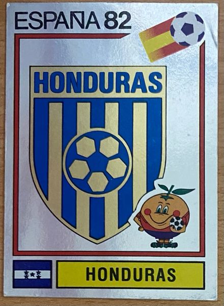 1982 ESPANA WORLD CUP PANINI ORIGINAL UNUSED STICKER HONDURAS TEAM BADGE 346