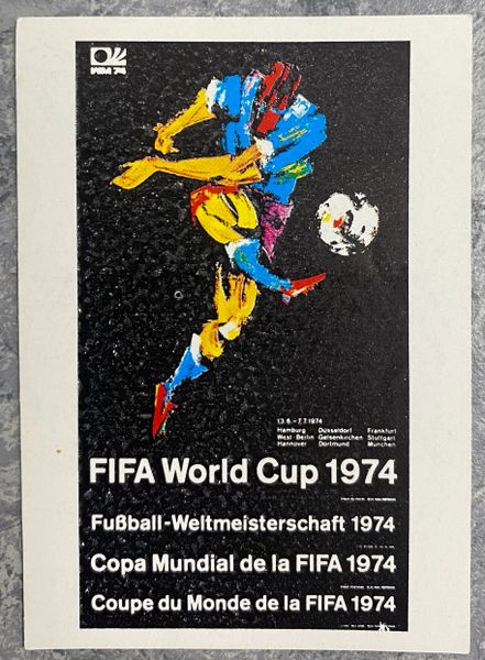 1986 MEXICO WORLD CUP PANINI ORIGINAL UNUSED STICKER WEST GERMANY POSTER 13