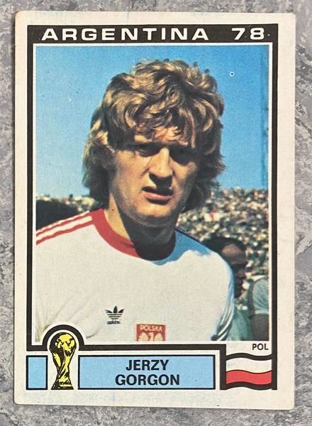 1978 ARGENTINA WORLD CUP PANINI ORIGINAL UNUSED STICKER JERZY GORGON 121