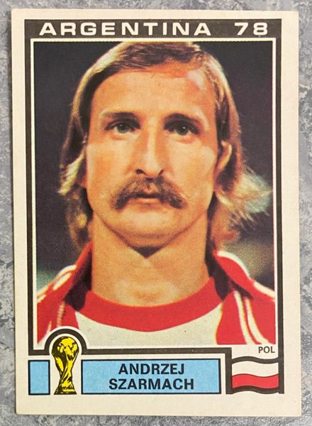 1978 ARGENTINA WORLD CUP PANINI ORIGINAL UNUSED STICKER ANDRZEJ SZARMACH 129