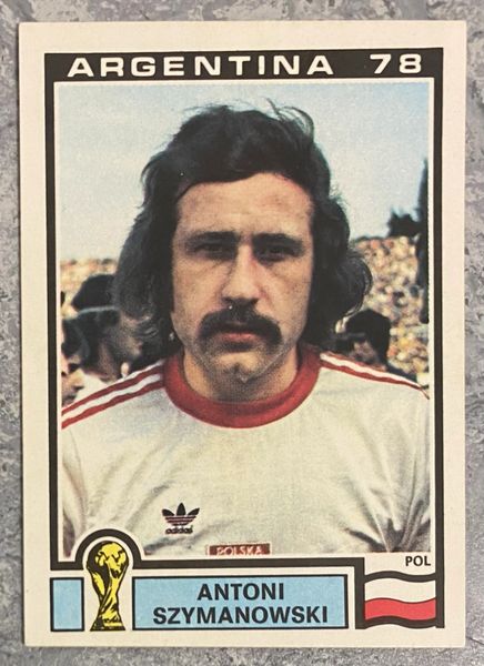 1978 ARGENTINA WORLD CUP PANINI ORIGINAL UNUSED STICKER ANTONI SZYMANOWSKI 118