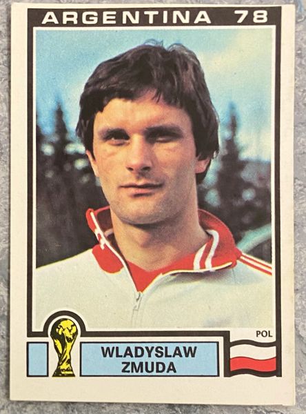 1978 ARGENTINA WORLD CUP PANINI ORIGINAL UNUSED STICKER WLADYSLAW ZMUDA 120