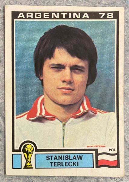 1978 ARGENTINA WORLD CUP PANINI ORIGINAL UNUSED STICKER STANISLAW TERLECKI 131