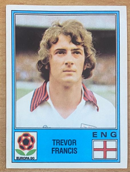 1980 PANINI EUROPA 80 ITALY ORIGINAL UNUSED STICKER ENGLAND TREVOR FRANCIS 135