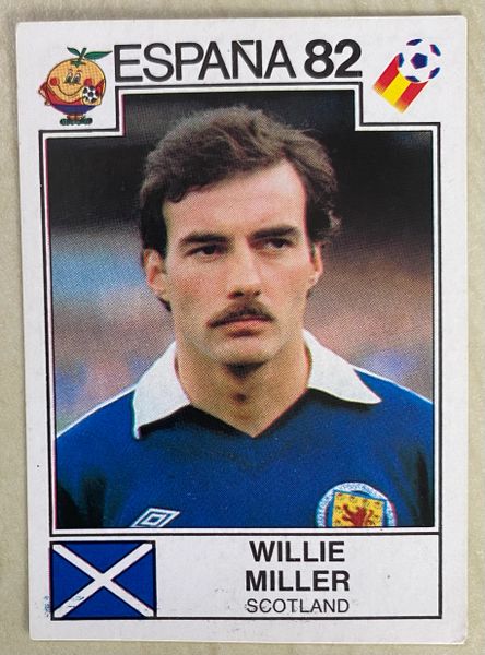 1982 SPAIN ESPANA 82 WORLD CUP PANINI ORIGINAL UNUSED STICKER WILLIE MILLER 406