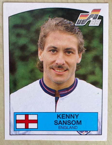 1988 PANINI EURO 88 ORIGINAL UNUSED STICKER KENNY SANSOM ENGLAND 167