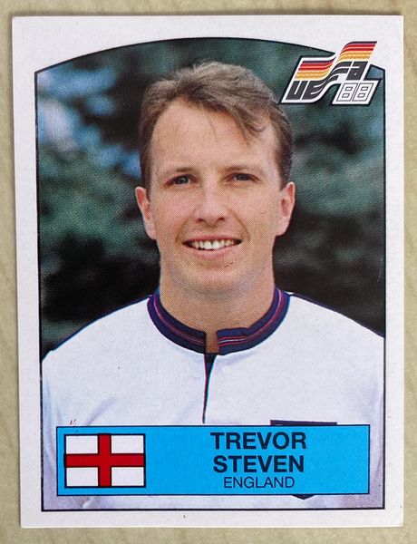 1988 PANINI EURO 88 ORIGINAL UNUSED STICKER TREVOR STEVEN ENGLAND 169