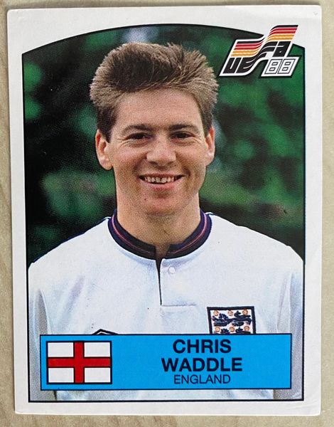 1988 PANINI EURO 88 ORIGINAL UNUSED STICKER CHRIS WADDLE ENGLAND 175