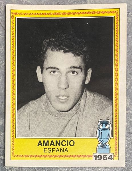 1980 PANINI EUROPA 80 ITALY ORIGINAL UNUSED STICKER PREVIOUS WINNERS 1964 AMANCIO SPAIN 12