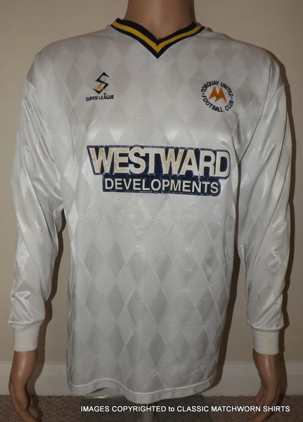 1998/99 TORQUAY UNITED MATCH WORN AWAY SHIRT #9