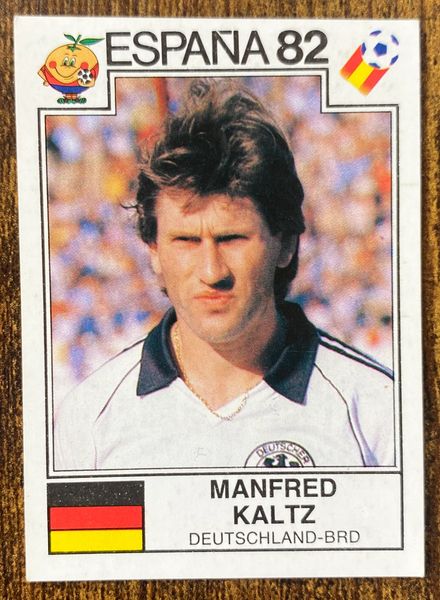 1982 SPAIN ESPANA 82 WORLD CUP PANINI ORIGINAL UNUSED STICKER MANFRED KALTZ WEST GERMANY 113