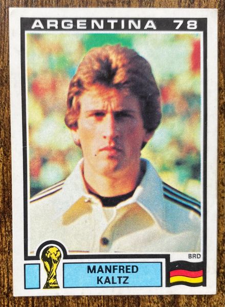 1978 ARGENTINA WORLD CUP PANINI ORIGINAL UNUSED STICKER WEST GERMANY MANFRED KALTZ 139