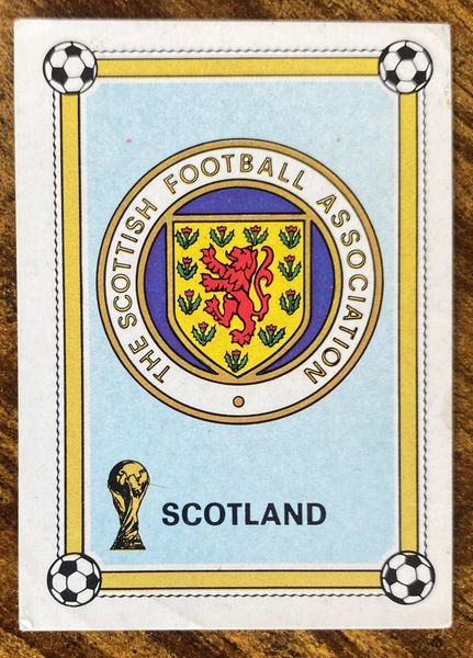 1978 ARGENTINA WORLD CUP PANINI ORIGINAL UNUSED STICKER TEAM BADGE SCOTLAND