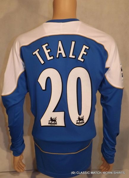 GARY TEALE 2006/07 WIGAN ATHLETIC MATCHWORN SHIRT #20