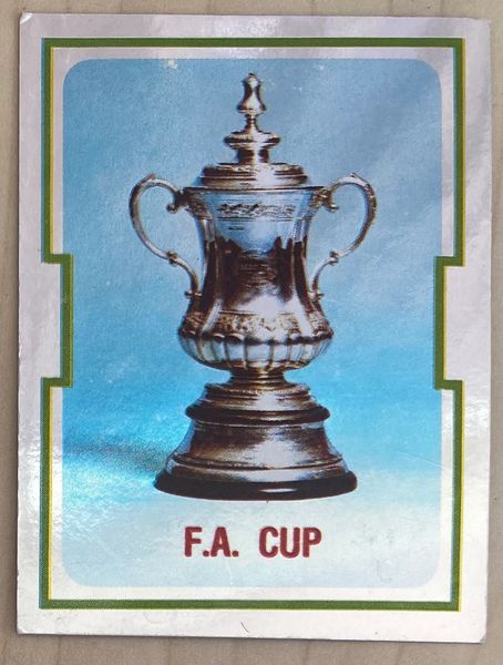 1984 ORIGINAL UNUSED PANINI FOOTBALL 84 STICKER THE FA CUP 256