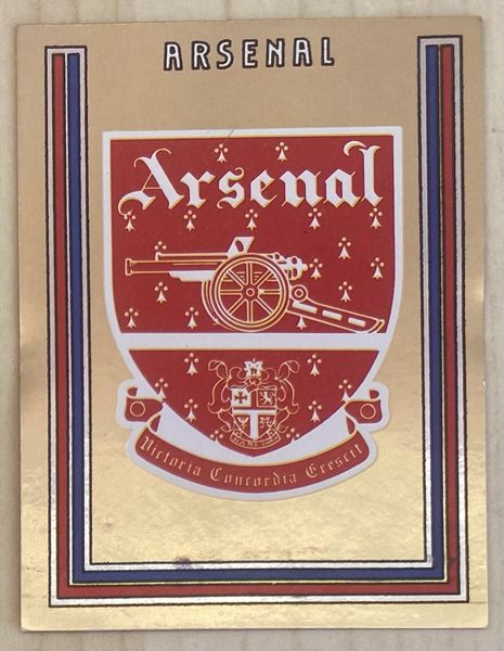 1981 ORIGINAL UNUSED PANINI FOOTBALL 81 STICKER ARSENAL BADGE 3