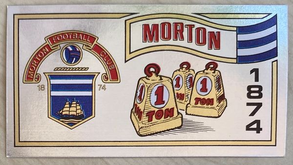 1983 ORIGINAL UNUSED PANINI FOOTBALL 83 STICKERS MORTON BADGE 445