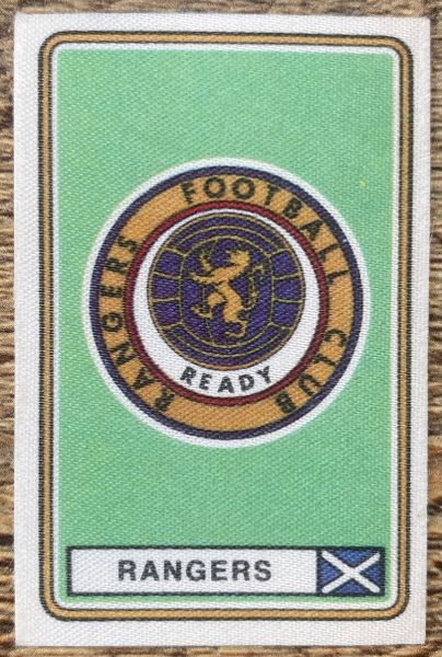 1979 ORIGINAL UNUSED PANINI FOOTBALL 79 STICKERS GLASGOW RANGERS BADGE