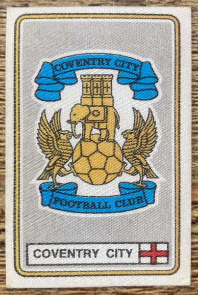 1979 ORIGINAL UNUSED PANINI FOOTBALL 79 STICKERS COVENTRY CITY BADGE