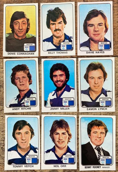 9X 1979 ORIGINAL UNUSED PANINI FOOTBALL 79 STICKERS MORTON