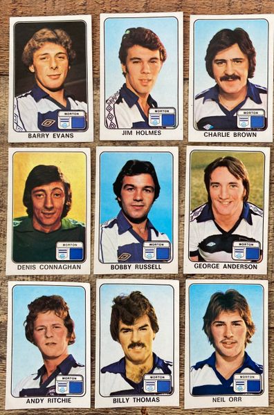 9X 1979 ORIGINAL UNUSED PANINI FOOTBALL 79 STICKERS MORTON