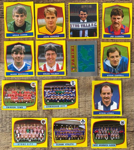 14X 1988 ORIGINAL UNUSED PANINI FOOTBALL 88 STICKERS VARIOUS