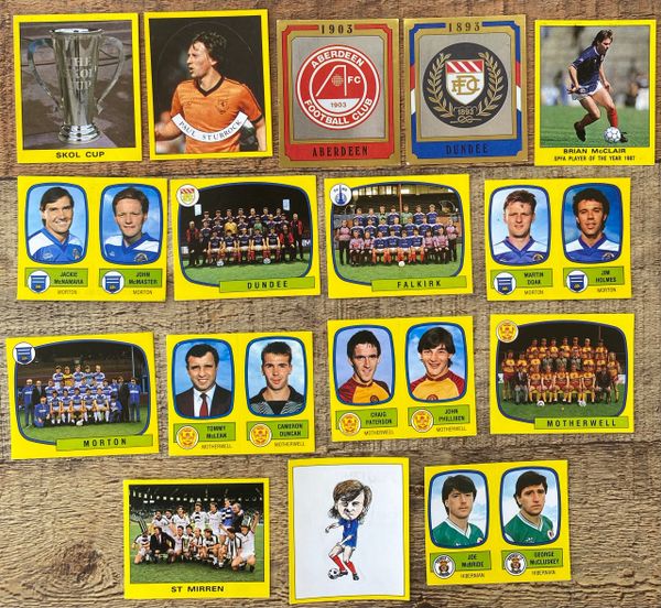 16X 1988 ORIGINAL UNUSED PANINI FOOTBALL 88 STICKERS VARIOUS