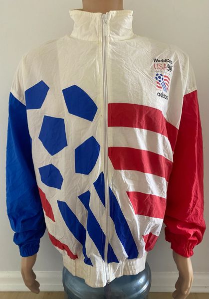 1994 ORIGINAL WORLD CUP USA 94 ADIDAS STEWARDS/OFFICIALS TRACKSUIT WINDBREAKER JACKET