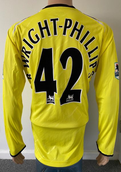 2006/07 MANCHESTER CITY MATCH ISSUE HOME SHIRT (BRADLEY WRIGHT PHILLIPS #42)