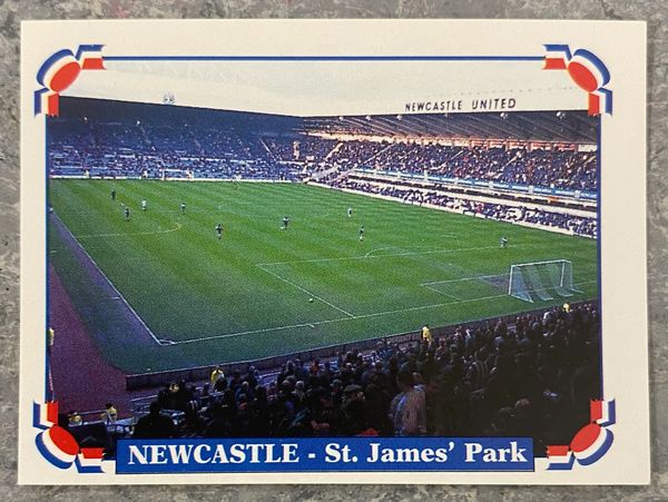 1996 PANINI EURO 96 ORIGINAL UNUSED STICKER STADIUM ST JAMES' PARK NEWCASTLE 26