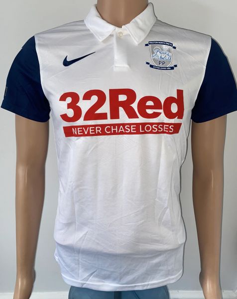 2020/21 PRESTON NORTH END MATCH ISSUE HOME SHIRT (HARROP #10)