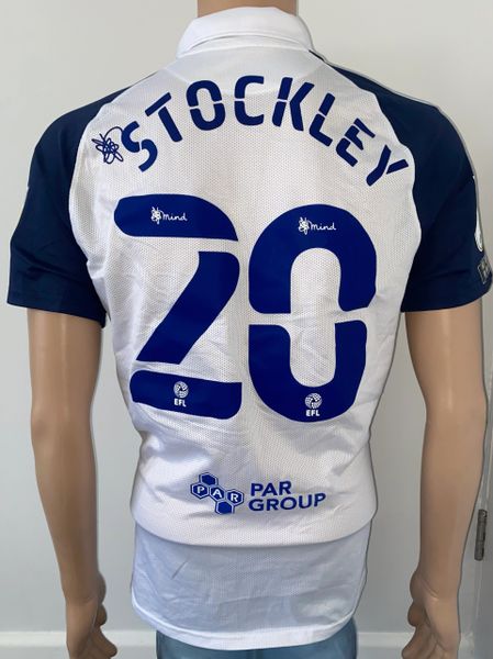2020/21 PRESTON NORTH END MATCH ISSUE HOME SHIRT (STOCKLEY#20)