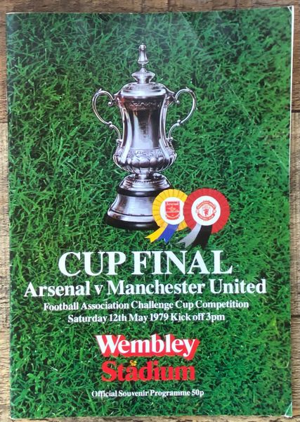 1979 ORIGINAL FA CUP FINAL PROGRAMME MANCHESTER UNITED V ARSENAL