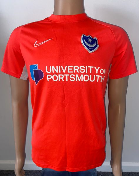 2019/20 PORTSMOUTH PLAYER WORN ORANGE NIKE TRAINING SHIRT