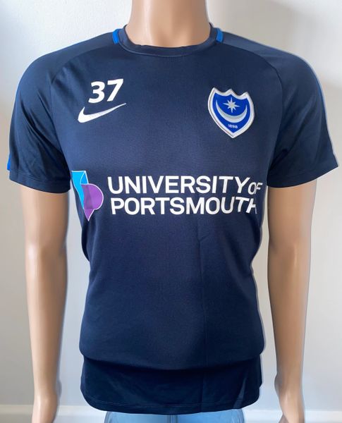 2018/19 PORTSMOUTH PLAYER WORN NIKE TRAINING SHIRT (ISGROVE 37)