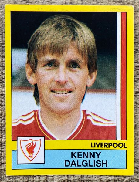 1987 ORIGINAL UNUSED PANINI FOOTBALL 87 STICKER KENNY DALGLISH 119