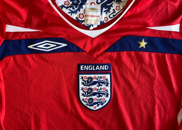 2008-10 ORIGINAL ENGLAND REPLICA AWAY SHIRT ADULT LARGE