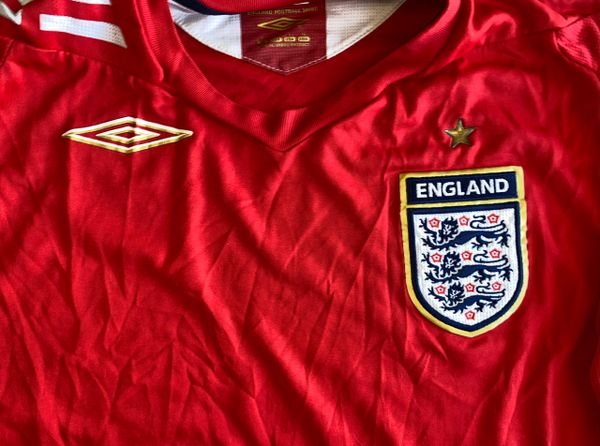 2006-08 ORIGINAL ENGLAND REPLICA AWAY SHIRT ADULT LARGE