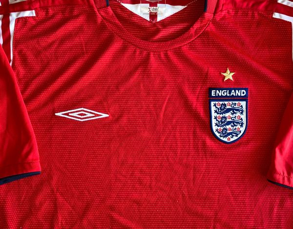 2004-06 ORIGINAL ENGLAND REPLICA AWAY SHIRT ADULT EXTRA LARGE