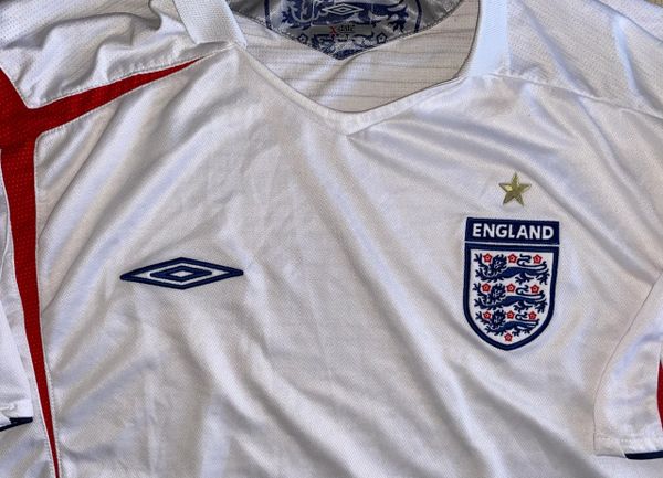 2005-07 ORIGINAL ENGLAND REPLICA HOME SHIRT ADULT XX LARGE