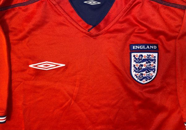 2002-03 ORIGINAL ENGLAND REPLICA AWAY SHIRT ADULT LARGE