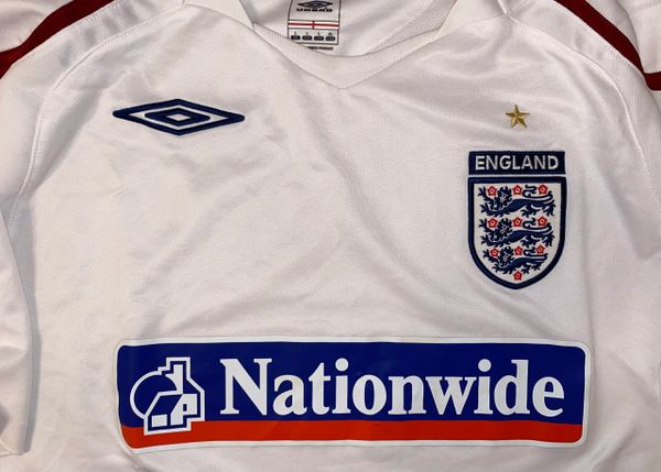 2007-09 ORIGINAL ENGLAND NATIONWIDE TRAINING T SHIRT ADULT LARGE